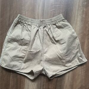 Women's Athletic Shorts in Tan